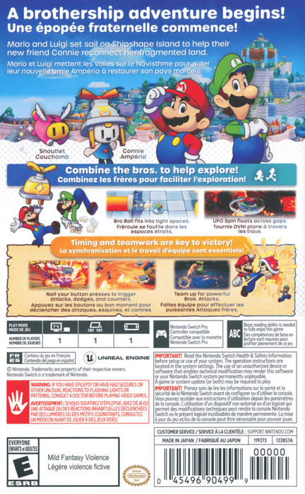 Mario & Luigi: Brothership – Nintendo Switch (NS) - for just $30.99! 