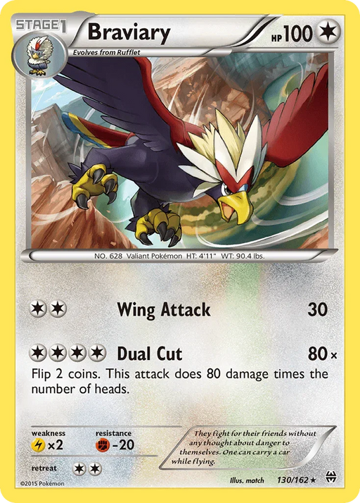 Braviary (130/162) [XY: BREAKthrough] - for just $0.15! 