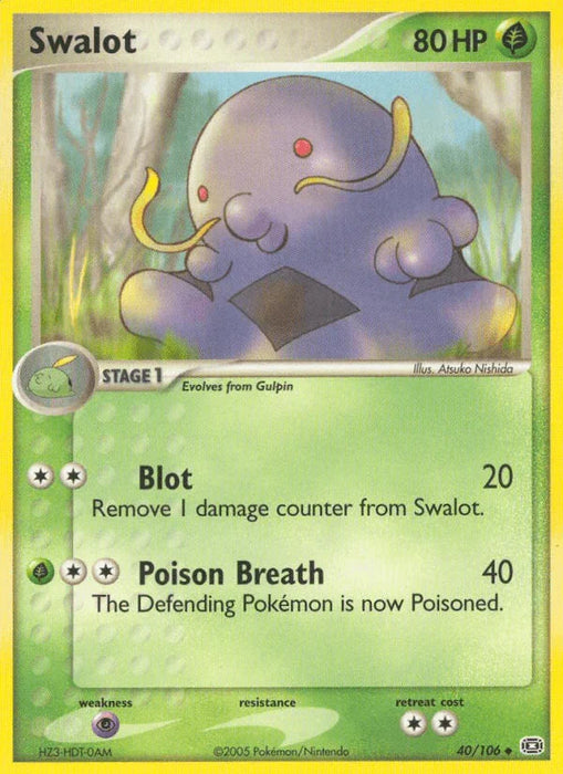 Swalot (40/106) [EX: Emerald] - for just $0.65! 