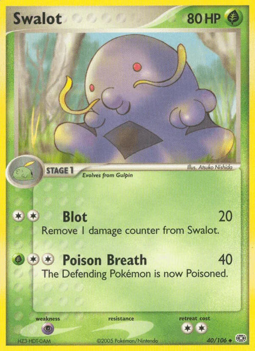 Swalot (40/106) [EX: Emerald] - for just $0.65! 