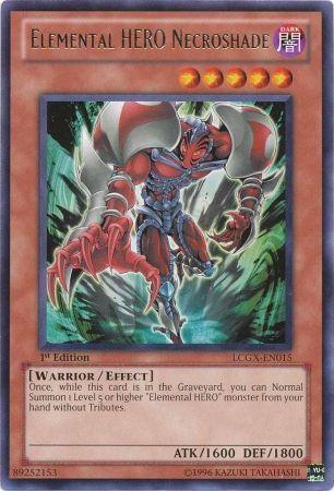 Elemental HERO Necroshade [LCGX-EN015] Rare - for just $0.15! 