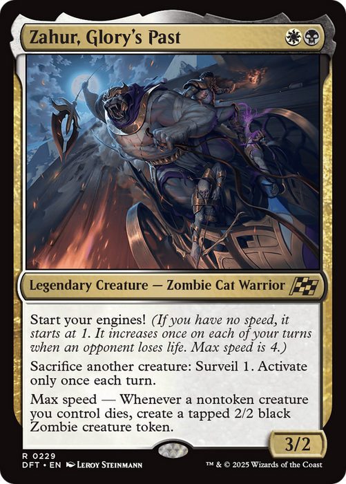 Zahur, Glory's Past (DFT-229) - Aetherdrift Foil - for just $0.09! 