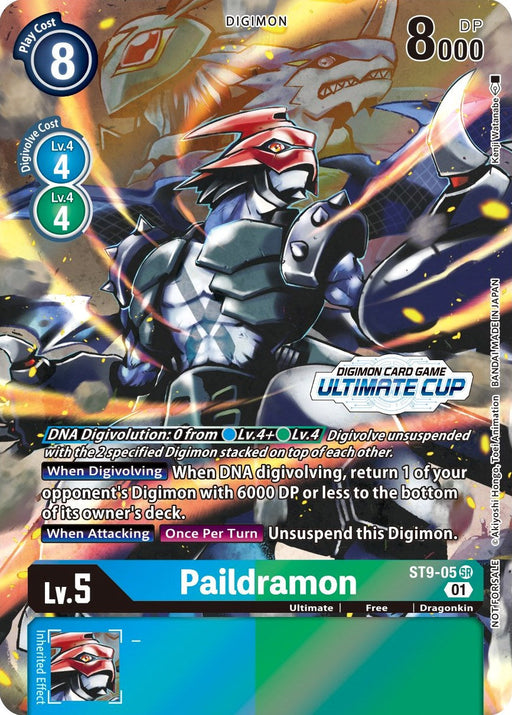 Paildramon [ST9-05] (April Ultimate Cup 2022) [Starter Deck: Ultimate Ancient Dragon Promos] - Just $52.50! Shop now at Retro Gaming of Denver