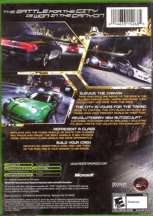 Need for Speed: Carbon – Xbox (XBOX) - for just $8.99! 