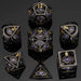Dragon's Eye Hollow Metal Dice Set - Purple Gems - for just $99.99! 