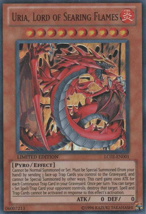 Uria, Lord of Searing Flames [LC02-EN001] Ultra Rare - for just $0.20! 