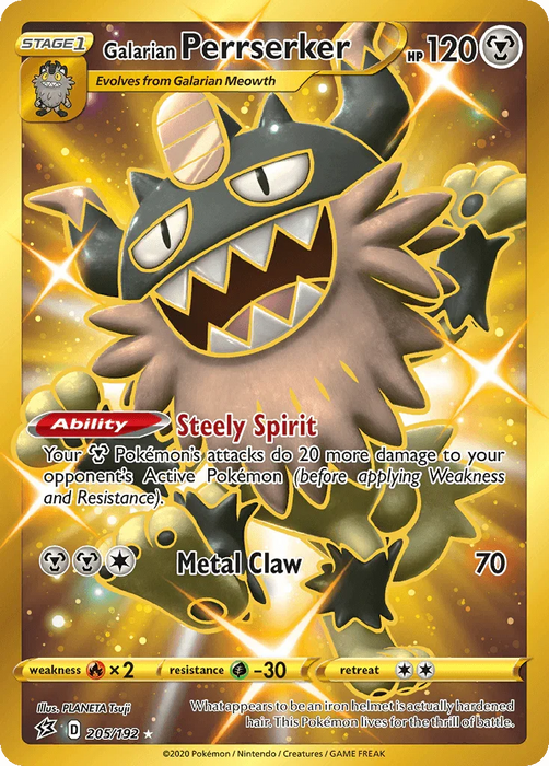 Galarian Perrserker (205/192) [Sword & Shield: Rebel Clash] - for just $4.50! 