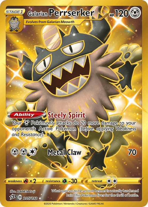 Galarian Perrserker (205/192) [Sword & Shield: Rebel Clash] - for just $3.20! 