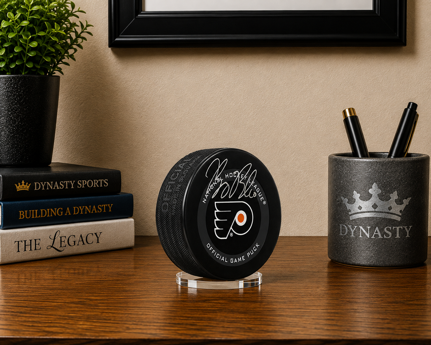 Bobby Brink Autographed Philadelphia Flyers 2021 Hockey Game Model Puck - for just $59.99! 