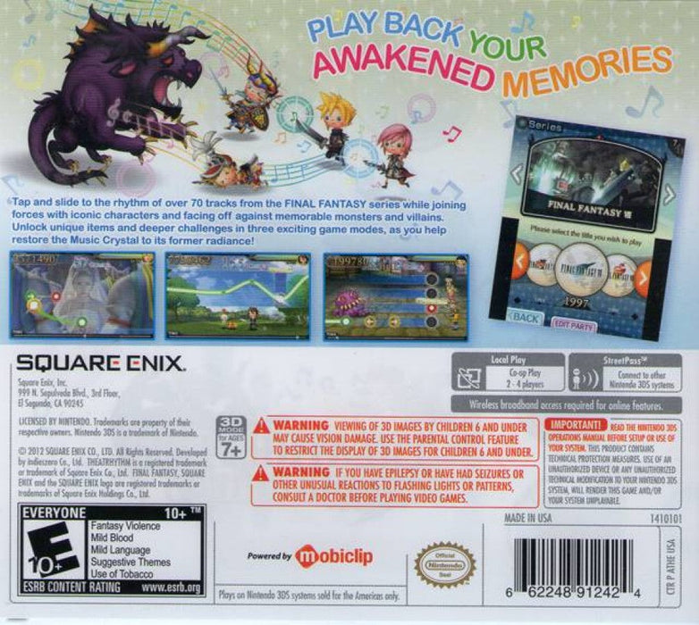 Theatrhythm Final Fantasy – Nintendo 3DS (3DS) - for just $10.99! 