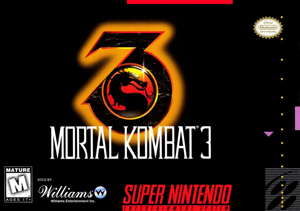 Mortal Kombat 3 – Super Nintendo Entertainment System (SNES) - for just $15.99! 