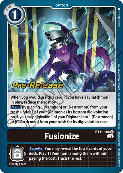 Fusionize [BT11-105] [Dimensional Phase Pre-Release Promos] - Just $0.30! Shop now at Retro Gaming of Denver