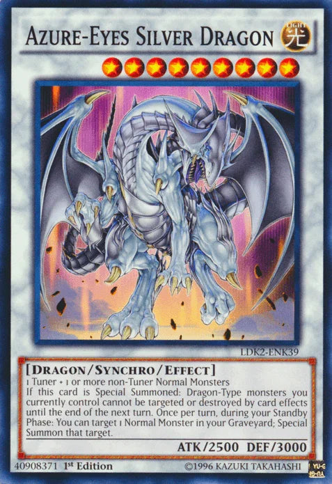 Azure-Eyes Silver Dragon [LDK2-ENK39] Common - for just $0.10! 