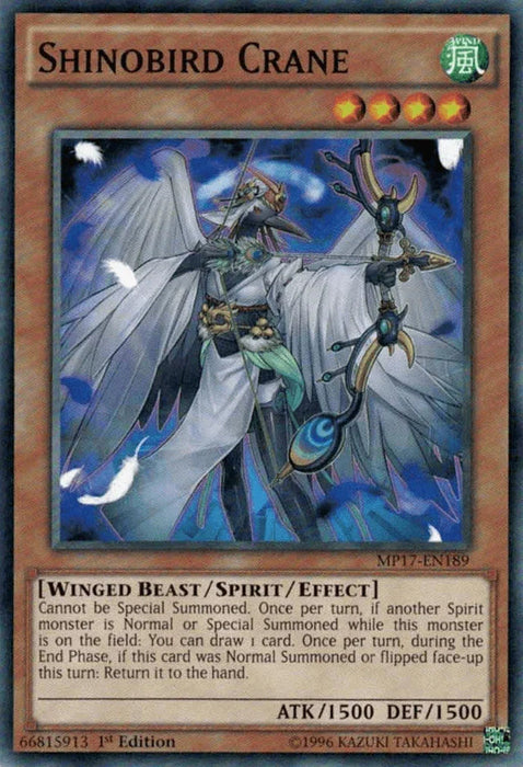 Shinobird Crane [MP17-EN189] Common - for just $0.10! 