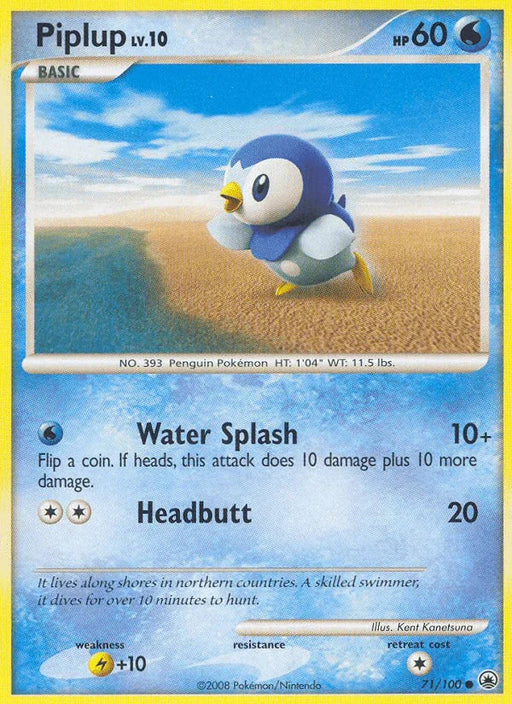 Piplup (71/100) [Diamond & Pearl: Majestic Dawn] - for just $0.85! 