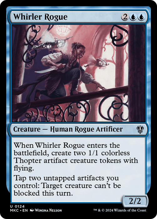 Whirler Rogue (MKC-124) - Murders at Karlov Manor Commander - for just $0.04! 