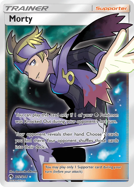 Morty (212/214) [Sun & Moon: Lost Thunder] - for just $8.40! 