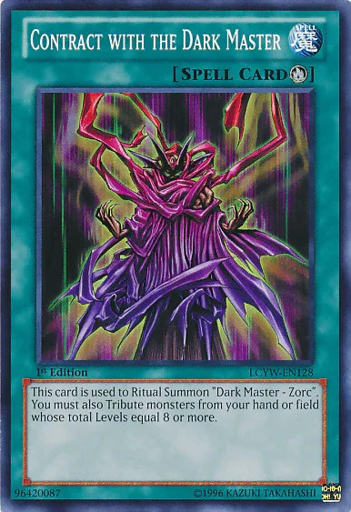 Contract with the Dark Master [LCYW-EN128] Common - for just $0.15! 