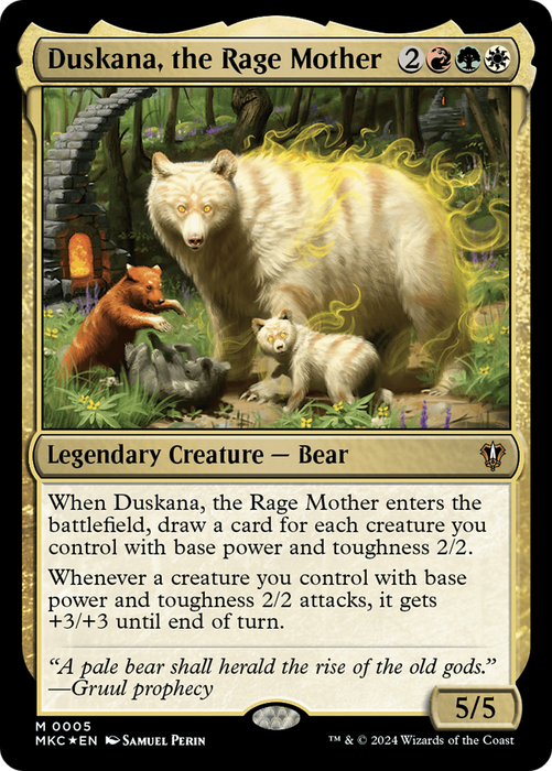 Duskana, the Rage Mother (MKC-005) - Murders at Karlov Manor Commander Foil - for just $0.08! 