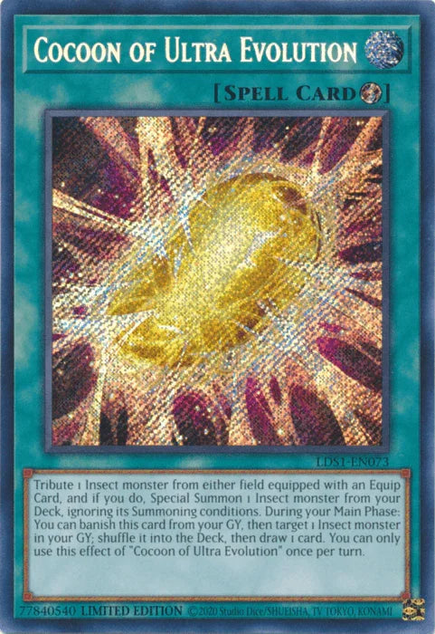 Cocoon of Ultra Evolution [LDS1-EN073] Secret Rare - for just $0.95! 