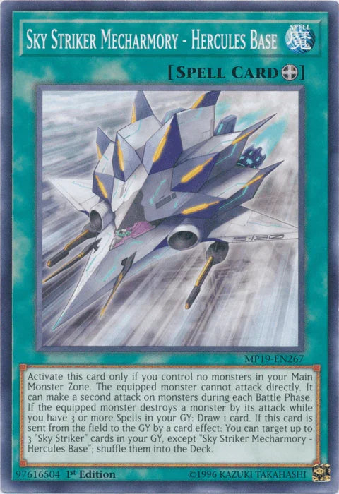 Sky Striker Mecharmory - Hercules Base [MP19-EN267] Common - for just $0.15! 