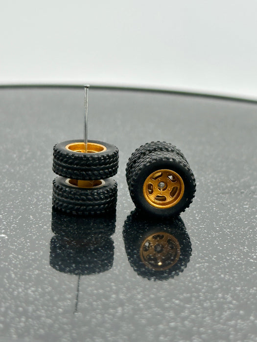 Rubber Wheels for Diecast Scale 1/64 - for just $3.50! 