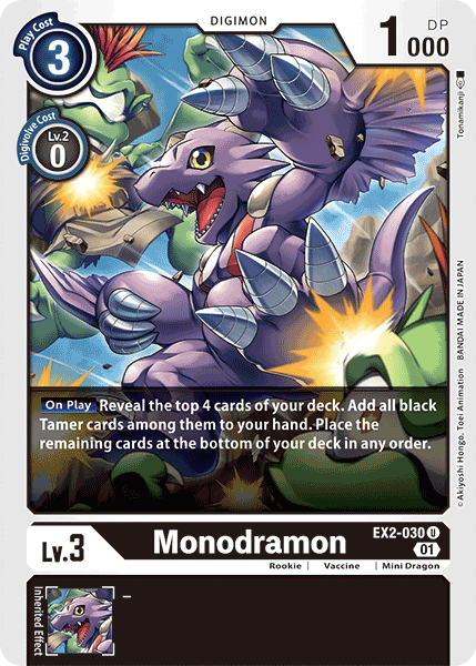 Monodramon [EX2-030] [Digital Hazard] - Just $0.09! Shop now at Retro Gaming of Denver