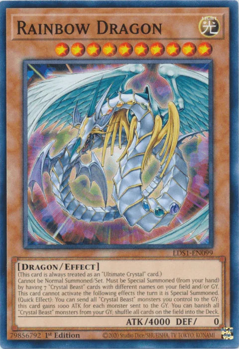 Rainbow Dragon [LDS1-EN099] Common - for just $0.10! 