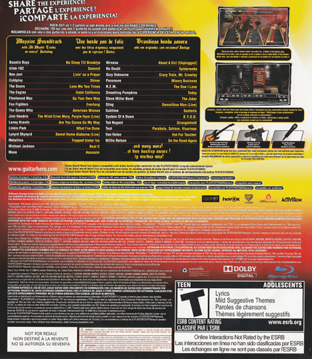 Guitar Hero World Tour – PlayStation 3 (PS3) - for just $10.99! 