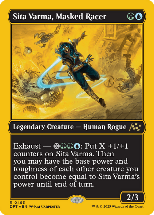 Sita Varma, Masked Racer (DFT-493) - Aetherdrift Foil - for just $0.19! 