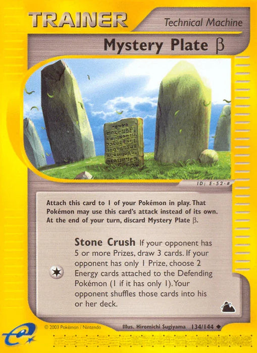 Mystery Plate Beta (134/144) [Skyridge] - for just $2.25! 