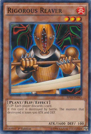 Rigorous Reaver [BP03-EN045] Shatterfoil Rare - for just $0.10! 