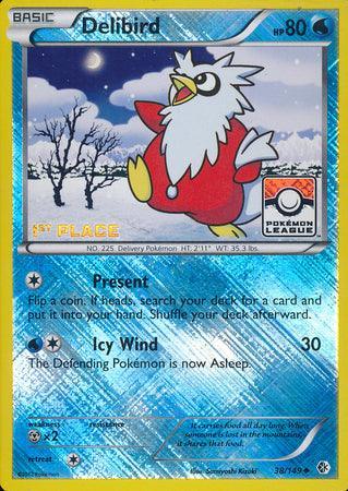 Delibird (38/149) (League Promo 1st Place) [Black & White: Boundaries Crossed] - for just $15.35! 