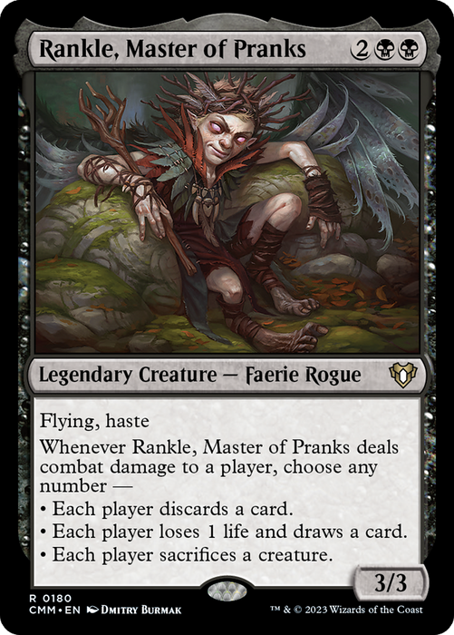 Rankle, Master of Pranks (CMM-180) - Commander Masters - for just $0.94! 