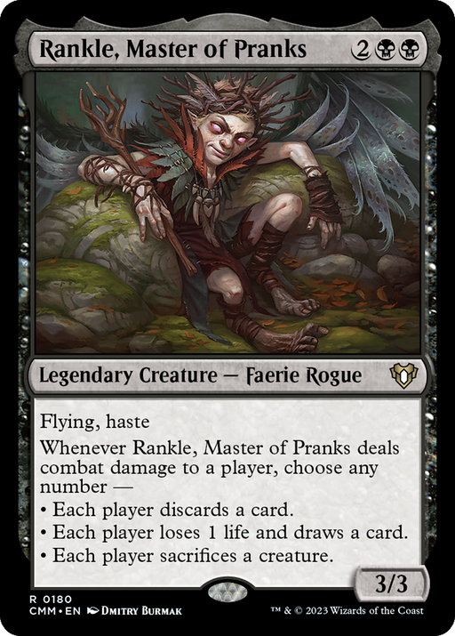 Rankle, Master of Pranks (CMM-180) - Commander Masters - for just $0.91! 