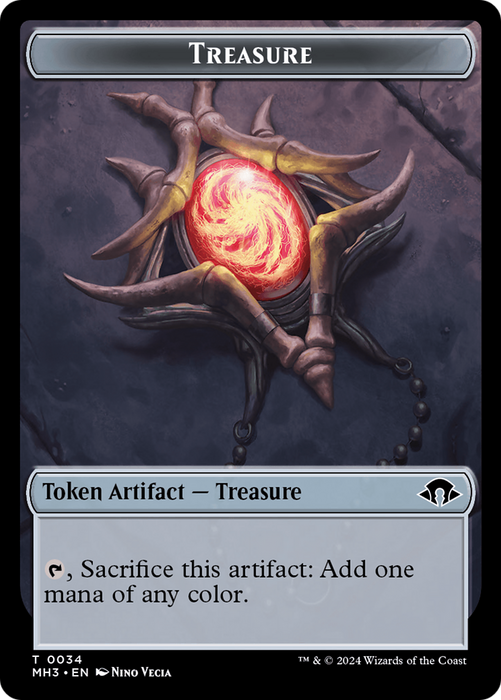 Servo // Treasure Double-Sided Token [Modern Horizons 3 Tokens] - Just $0.10! Shop now at Retro Gaming of Denver