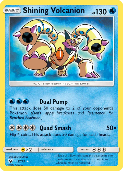 Shining Volcanion (27/73) [Sun & Moon: Shining Legends] - for just $3.15! 