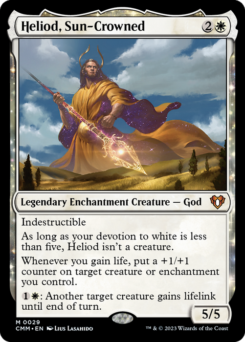 Heliod, Sun-Crowned (CMM-029) - Commander Masters: (enchantment) - for just $6.58! 
