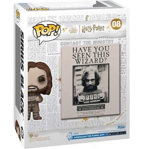 Funko Pop! #08 Harry Potter and the Prisoner of Azkaban - Sirius Black Cover Figure with Case - Just $20.80! Shop now at Retro Gaming of Denver