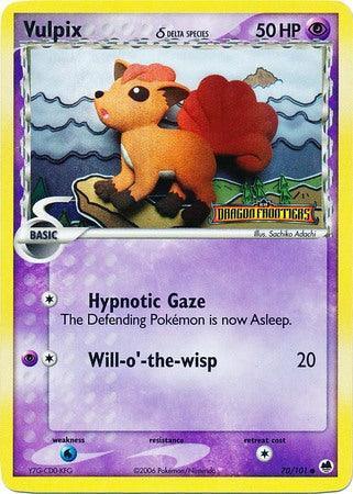Vulpix (70/101) (Delta Species) (Stamped) [EX: Dragon Frontiers] - for just $8.15! 