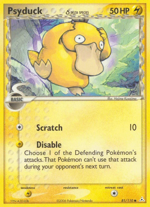 Psyduck (81/110) (Delta Species) [EX: Holon Phantoms] - for just $8.20! 