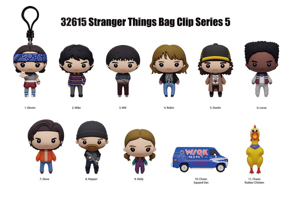 Stranger Things 3D Foam Bag Clip, Series 5 - for just $8.99! 