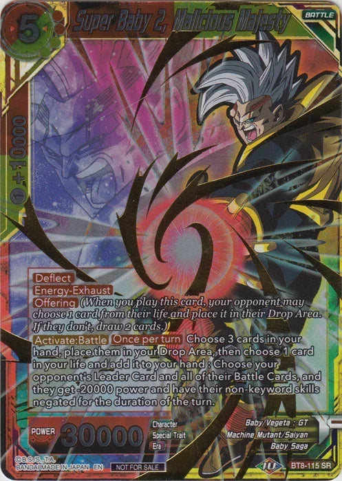 Super Baby 2, Malicious Majesty (Event Pack 05) (BT8-115) [Promotion Cards] - for just $0.70! 