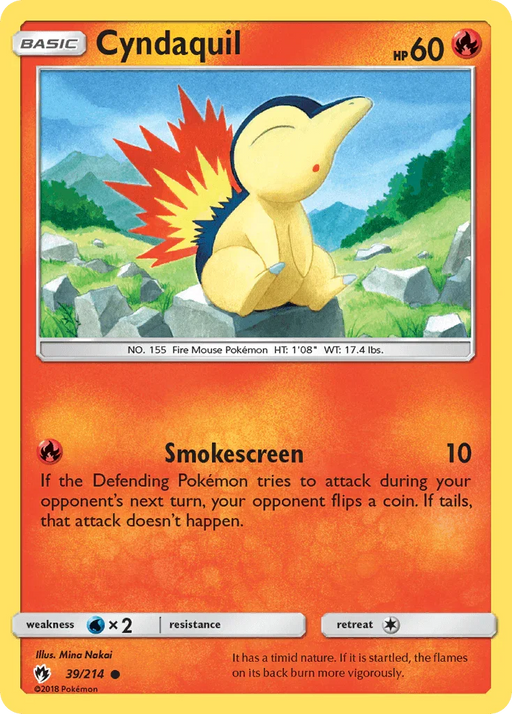 Cyndaquil (39/214) [Sun & Moon: Lost Thunder] - for just $0.15! 
