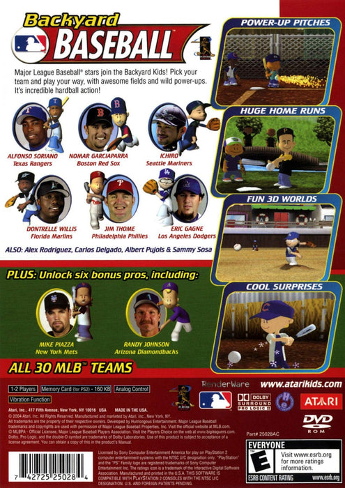 Backyard Baseball – PlayStation 2 (PS2) - for just $10.99! 