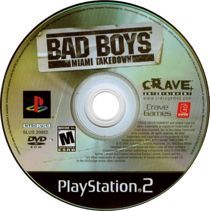 Bad Boys: Miami Takedown – PlayStation 2 (PS2) - for just $4.99! 