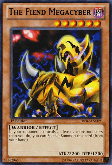 The Fiend Megacyber [BP02-EN009] Mosaic Rare - for just $0.15! 
