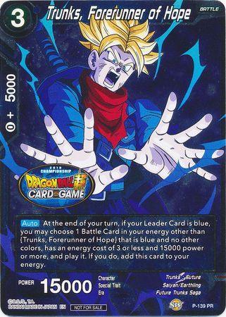 Trunks, Forerunner of Hope (Championship Final 2019) (P-139) [Tournament Promotion Cards] - for just $1.65! 
