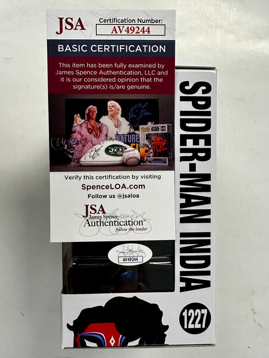 Karan Soni Signed (Deco) Spider-Man India Funko Pop! #1227 Across The Spider-Verse FYE Exclusive With JSA COA - for just $130! 