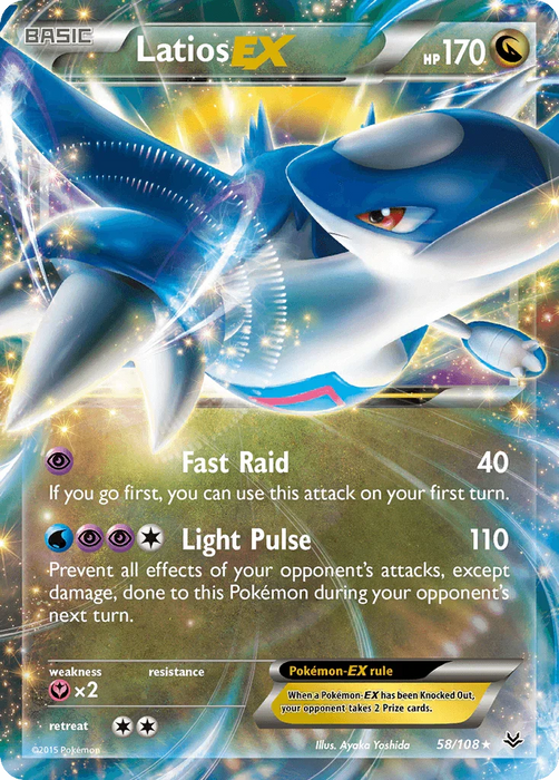 Latios EX (58/108) [XY: Roaring Skies] - for just $3.05! 